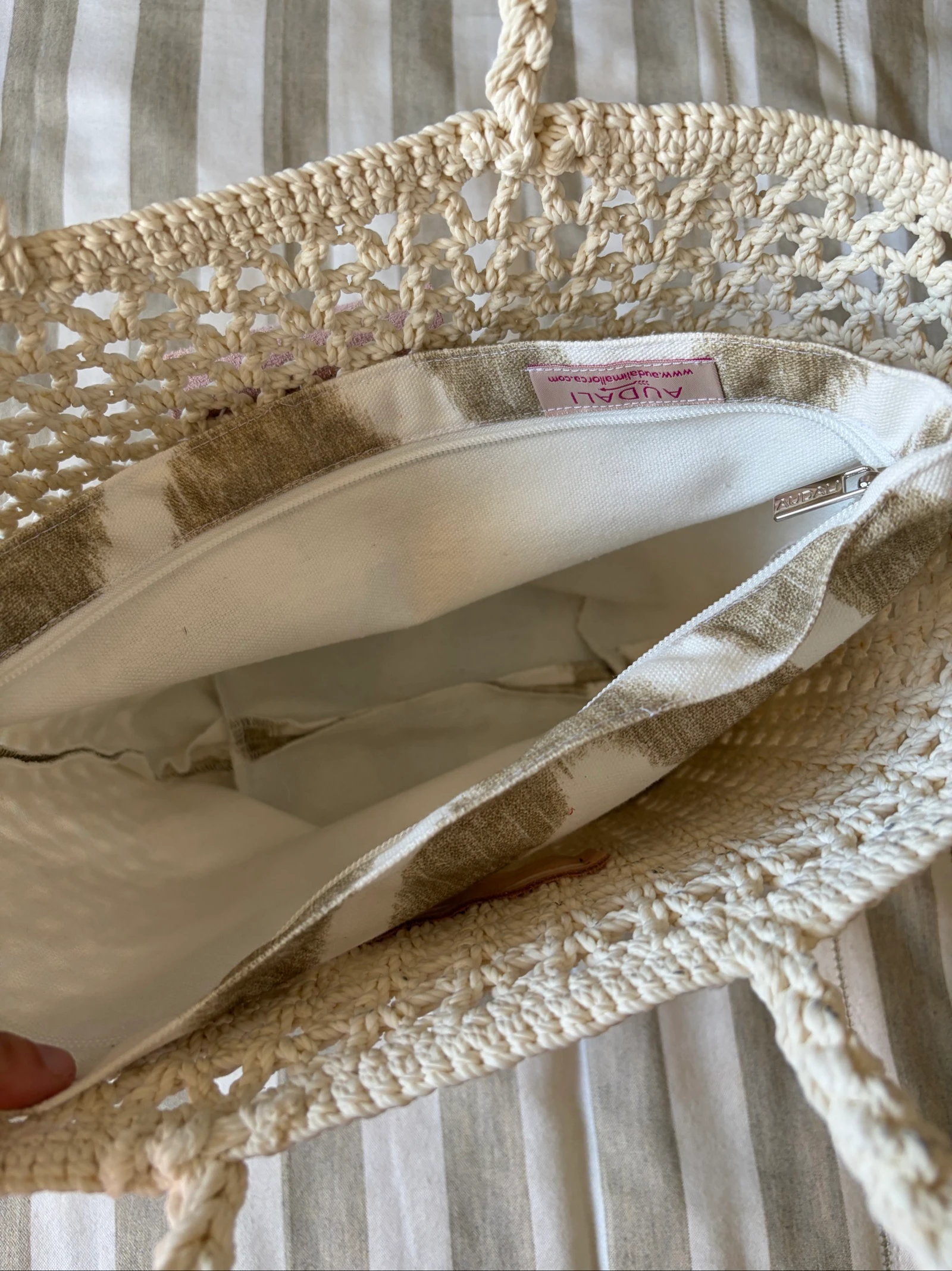Bolsa cesta de crochê – photo 3